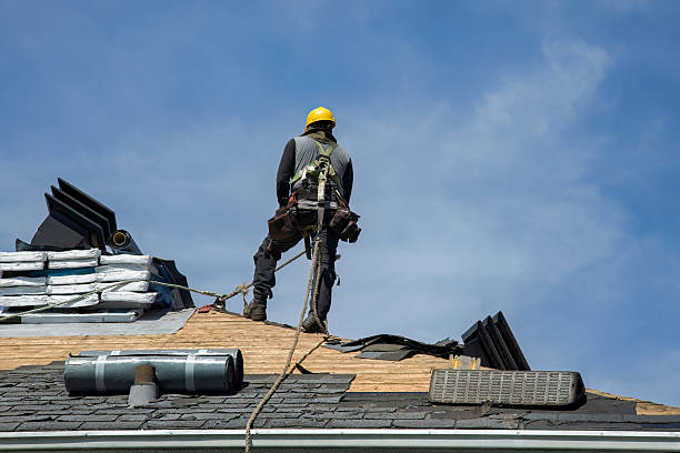 Professional Storm Damage Roof Repair technician working in Williamsburg, VA
